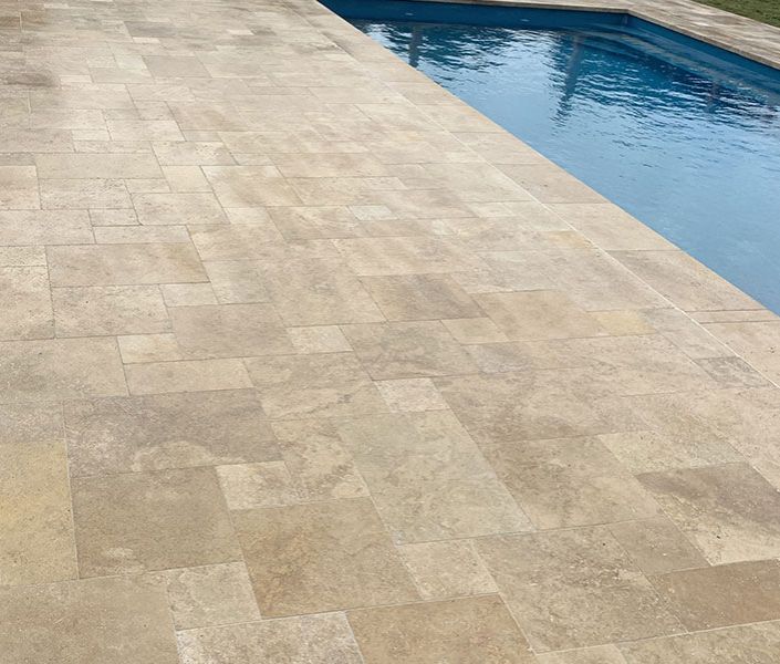 Porcelain Pavers Swimming pool