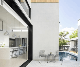 London Grey Brushed Limestone Pavers