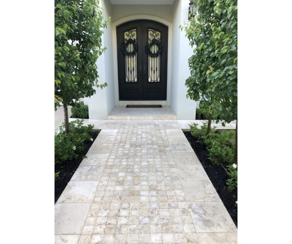 Cobble Tuscan Travertine Tumbled